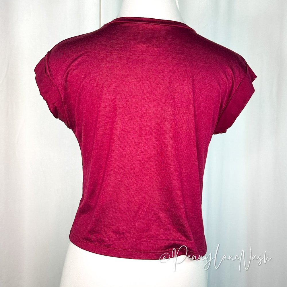Wild Blue Dreamcatcher Owl Crop Tee Shirt - Picture 7 of 7